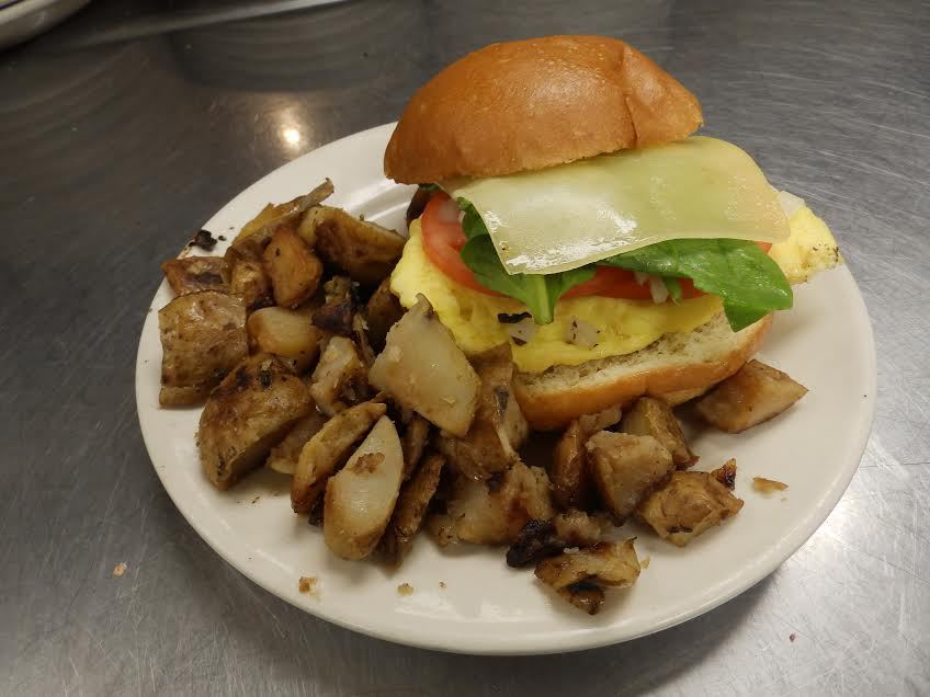 Charlmont Restaurant early riser sandwich